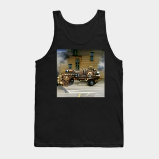 Steampunk war machine Tank Top